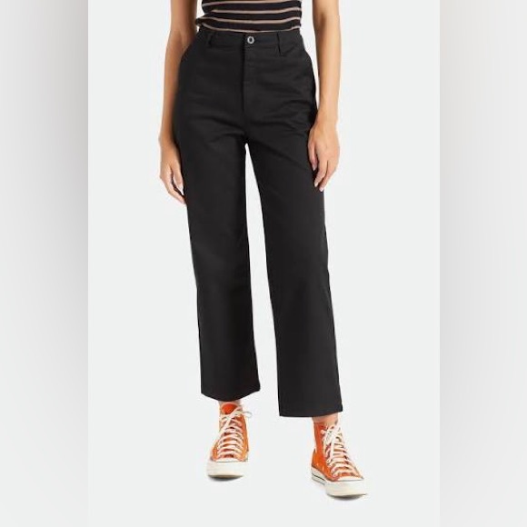 BRIXTON Black chino straight leg size 28 - Picture 1 of 8